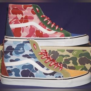 Vans bape ski hi